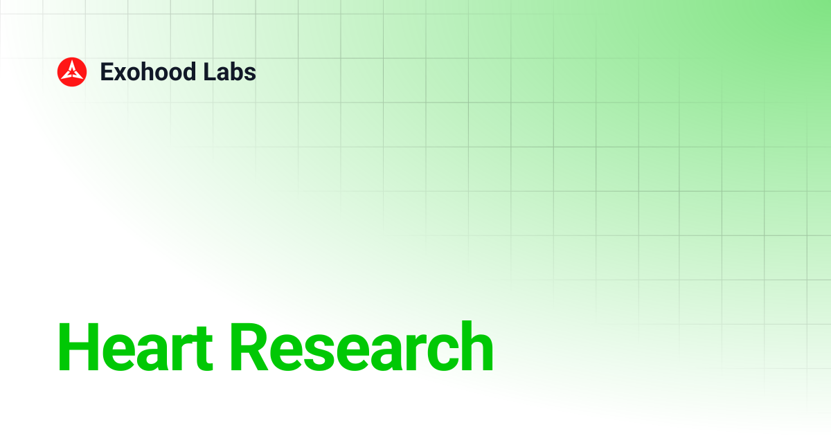 Heart Research | Exohood Labs